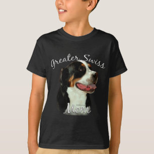 Camiseta Mayor mamá suiza 2 del perro de la montaña