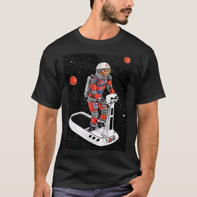 Camiseta Mayor Matt Mason Space Sled (Anverso)