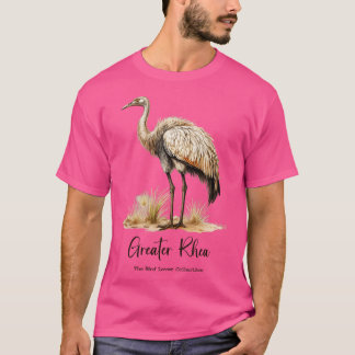Camiseta Mayor Rhea La Colección De Aves Amante TShirt