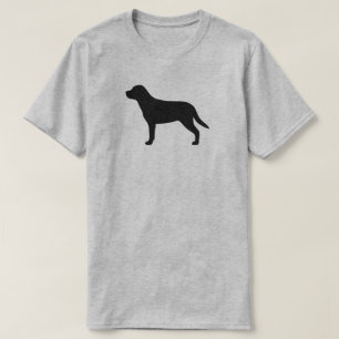 Camiseta Mayor silueta suiza del perro de la montaña