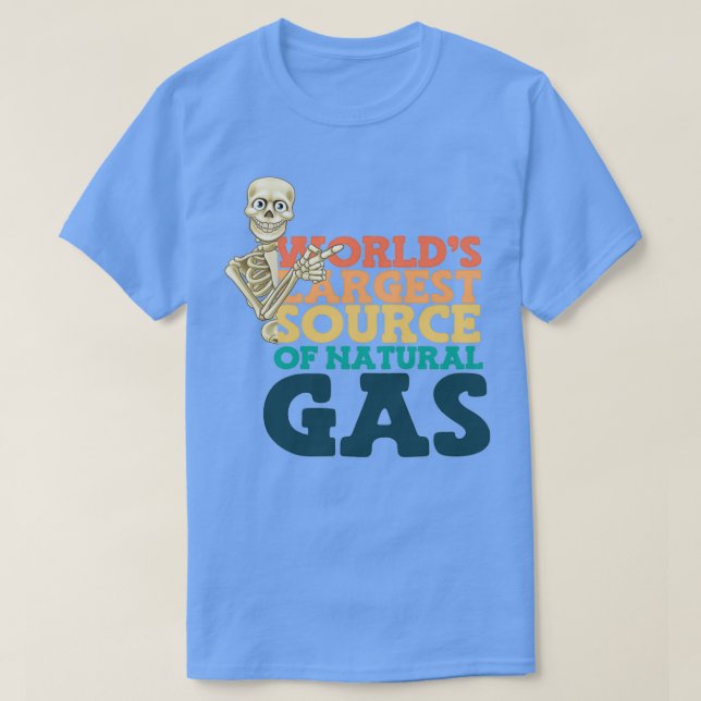 Camiseta Mayor suministro de gas natural en el mundo x27 (Diseño del anverso)