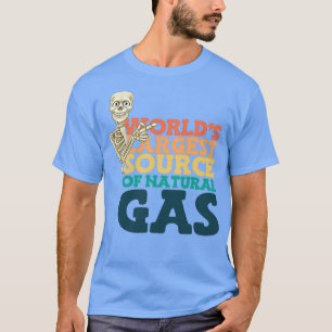 Camiseta Mayor suministro de gas natural en el mundo x27