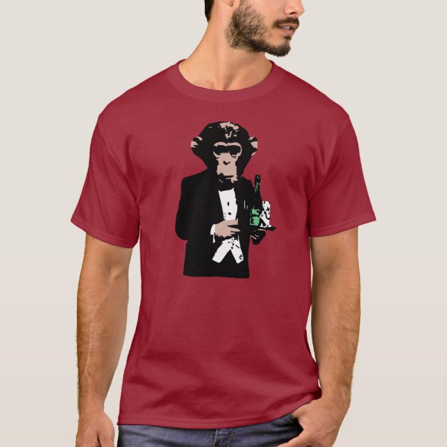 Camiseta Mayordomo del mono (Anverso)