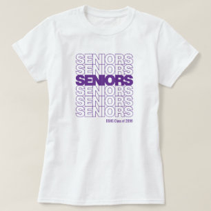 Camiseta Mayores de edad de color púrpura