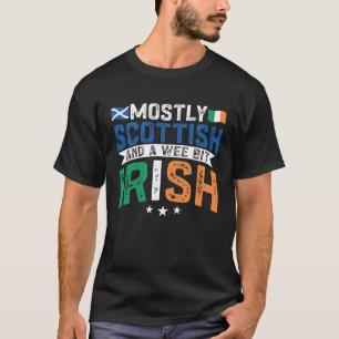 Camiseta Mayormente Escocesa Y Una Escocia Irlandesa De Bit