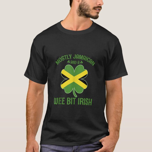 Camiseta Mayormente jamaiquinos y morimos el Shamrock de Ja (Anverso)