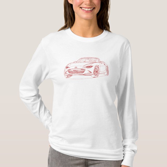 Camiseta Maz MX5 Miata 2016 (Anverso)