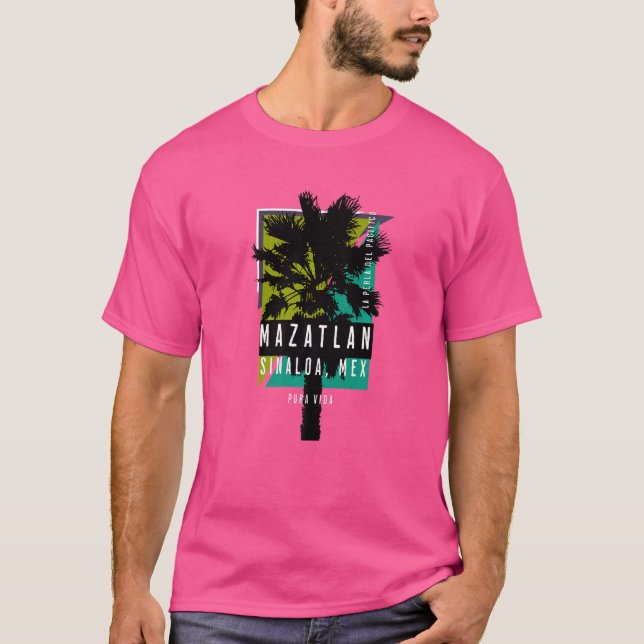 Camiseta Mazatlan Sinaloa Perla Del Pacifico Pura Vida (Anverso)