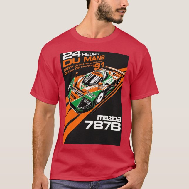 Camiseta mazda 787B (Anverso)