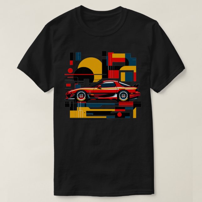 Camiseta Mazda RX7 2 (Diseño del anverso)