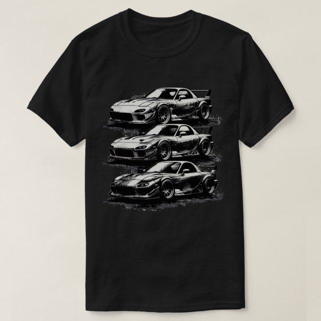 Camiseta Mazda RX7 7 (Diseño del anverso)