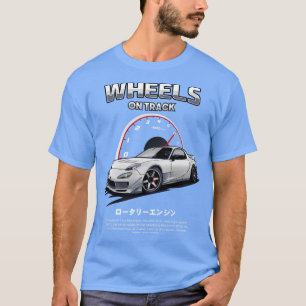Camiseta Mazda RX7 Ruedas En Pista