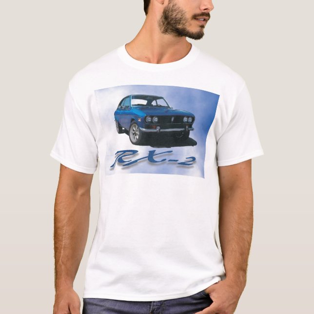 Camiseta Mazda Rx-2 Azul (Anverso)