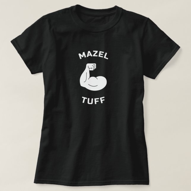 Camiseta Mazel Tuff Jew (Diseño del anverso)