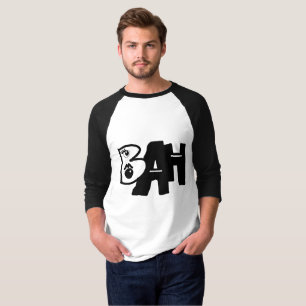 Camiseta Mazipoodles Bah Humbug Blanco y negro