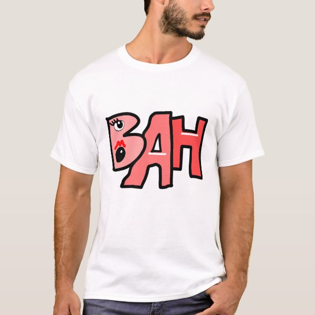 Camiseta Mazipoodles Bah Humbug Red (Anverso)