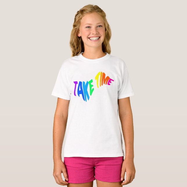 Camiseta Mazipoodles lleva tiempo 2 - Ola arcoiris (Anverso completo)