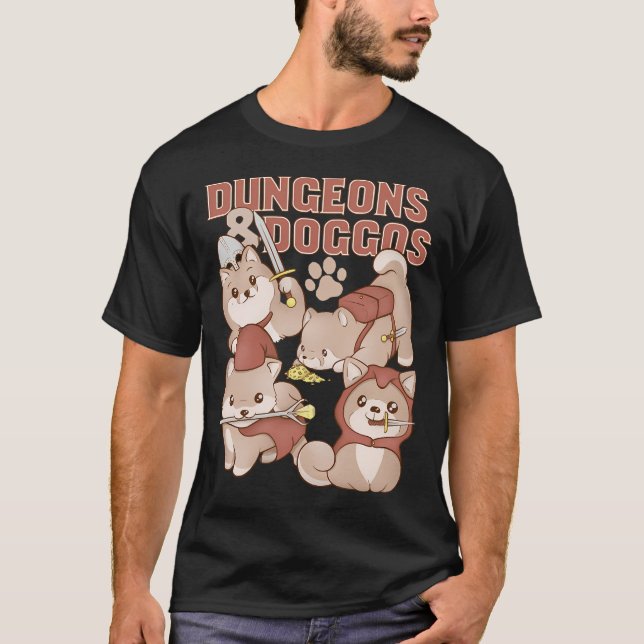 Camiseta Mazmorras Perritos (Anverso)