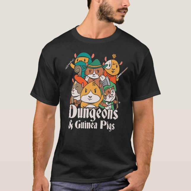 Camiseta mazmorras y conejillos de indias (Anverso)
