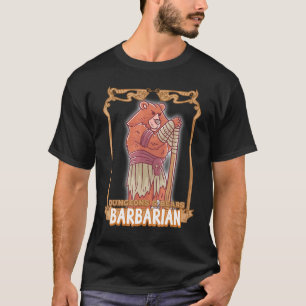 Camiseta Mazmorras Y Osos Bárbaros Nerd Geek Bear Rpg Di