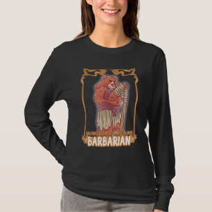 Camiseta Mazmorras Y Osos Bárbaros Nerd Geek Bear Rpg Di