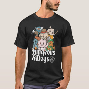 Camiseta Mazmorras Y Perros Rpg Fantasy Gamer Retro Dice Vi