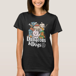 Camiseta Mazmorras Y Perros Rpg Fantasy Gamer Retro Dice Vi