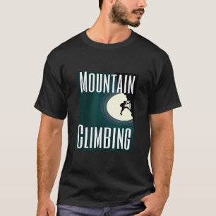 Camiseta Mazo de cables de escalada de montaña rocosa