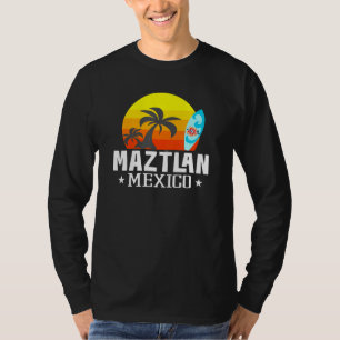 Camiseta Maztlan México Beach Tourist Souvenir Vacation Tra