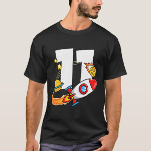Camiseta Mb 11º Cohete de Cumpleaños Universo del Espacio U