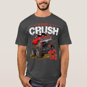 Camiseta mb 12th Birthday I'm Ready Crush Monster Truck Boy