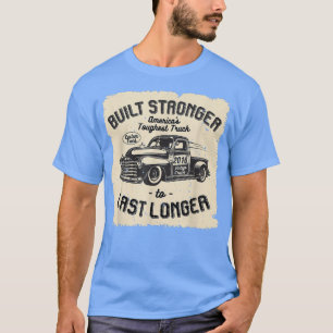 Camiseta mb 2016 Vintage Truck Birthday Built Stronger To L