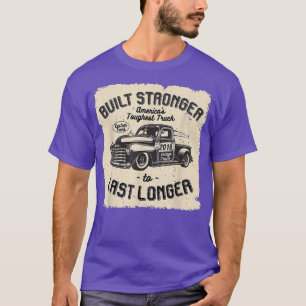Camiseta mb 2019 Vintage Truck Birthday Built Stronger To L