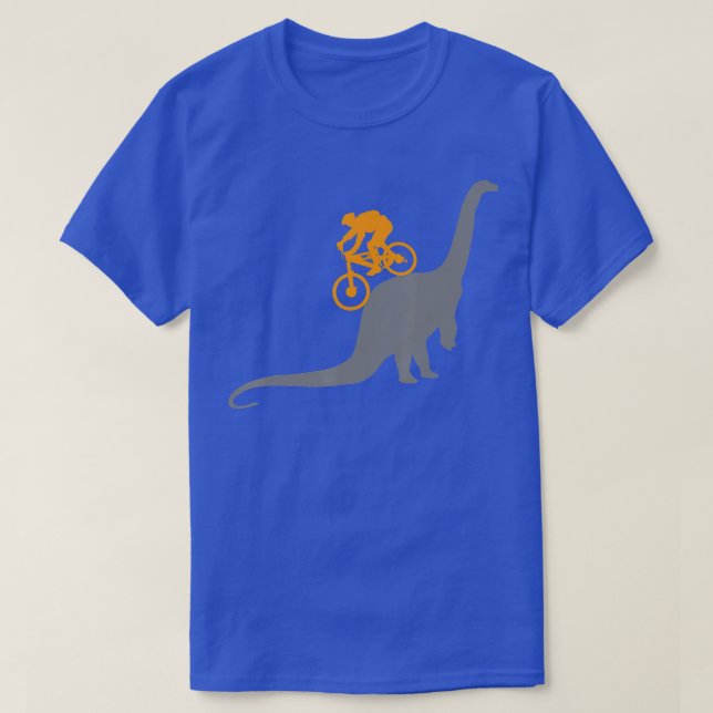 Camiseta MB Dinosaur  Dino Bike Mountain Bicycle Sport  (Diseño del anverso)
