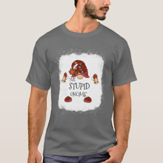Camiseta Mb Estúpido Gnome Búfalo Navidades De Papel Ligero