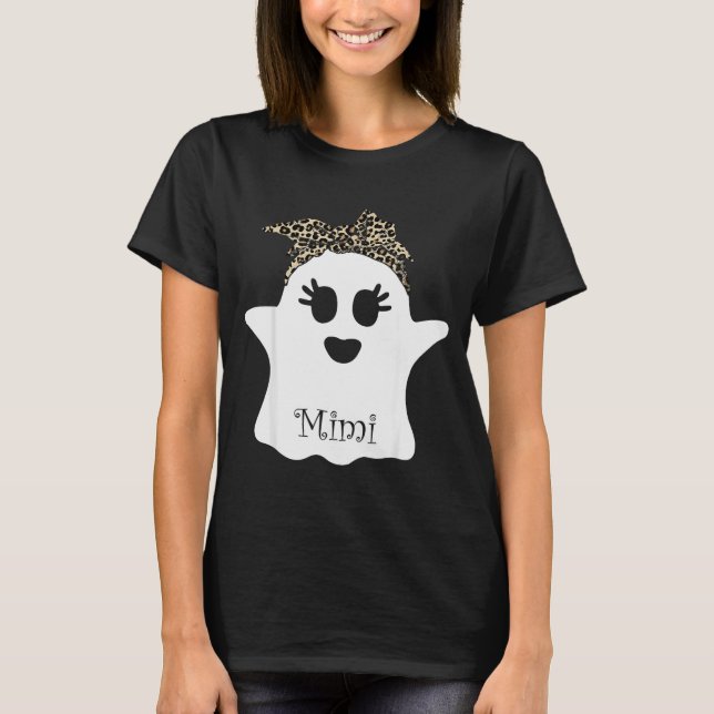 Camiseta Mb Soky Mimi Ghost Bandana Boo Halloween Family Ma (Anverso)