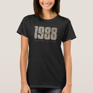 Camiseta Mb Vintage 1988 34 Años
