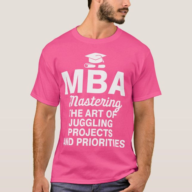 Camiseta Mba Maestría En El Arte De Proyectos Contrabando Y (Anverso)