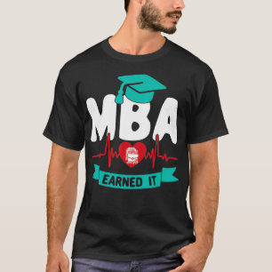 Camiseta MBA Master of Business Administration Heartbeat Ea