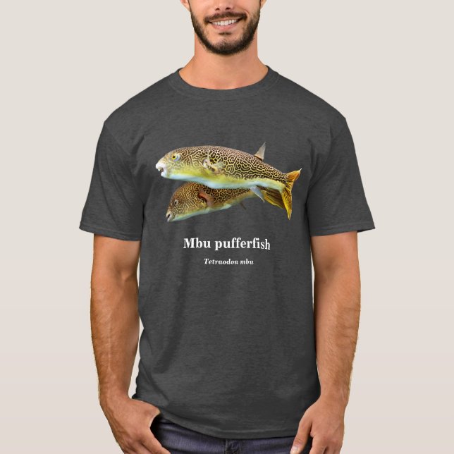 Camiseta Mbu pufferfish , Tetraodon mbu (Anverso)
