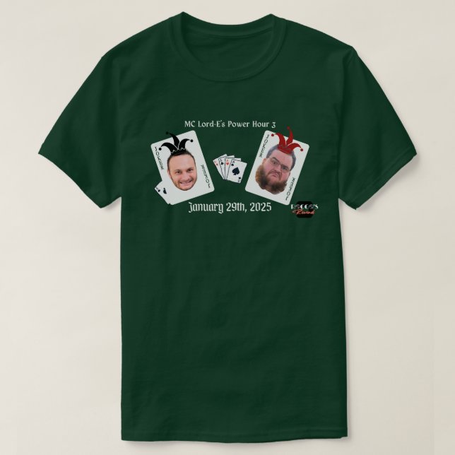 Camiseta MC Lord-E: Hora de energía 3 (Diseño del anverso)