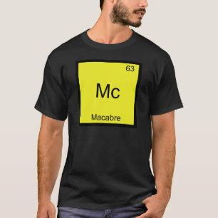 Camiseta Mc - Macabro Elemento de Química Simbólico Tee