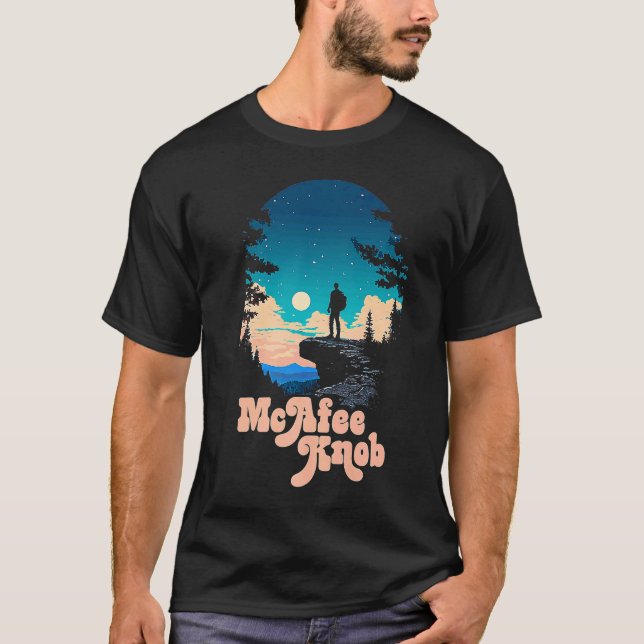 Camiseta McAfee Knob Roanoke Virginia Appalachian Trail Ove (Anverso)