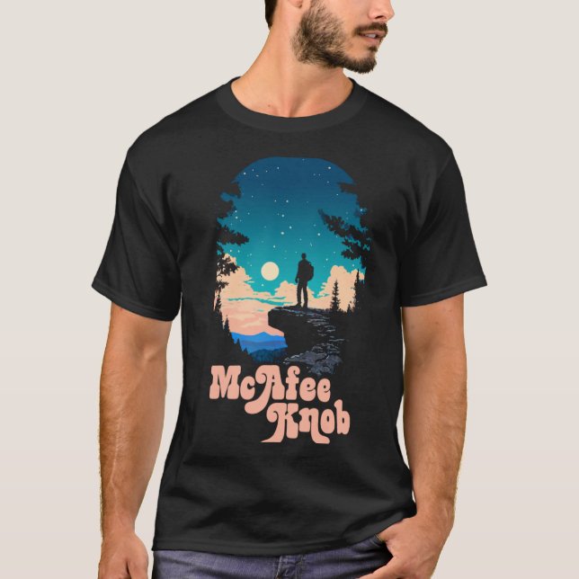 Camiseta McAfee Knob Roanoke Virginia Appalachian Trail Ove (Anverso)