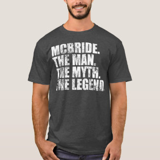 Camiseta McbrideMcbride Nombre de familia Mcbride apellido 