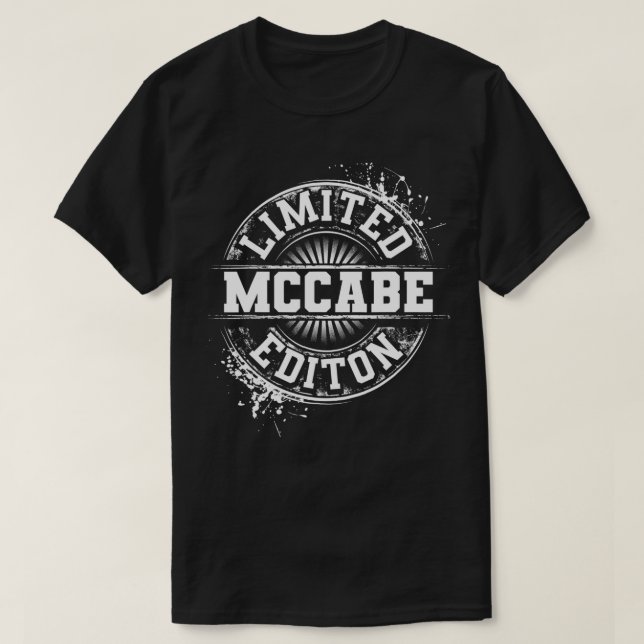 Camiseta MCCABE Funny Surname Family Tree Birthday Reunion  (Diseño del anverso)