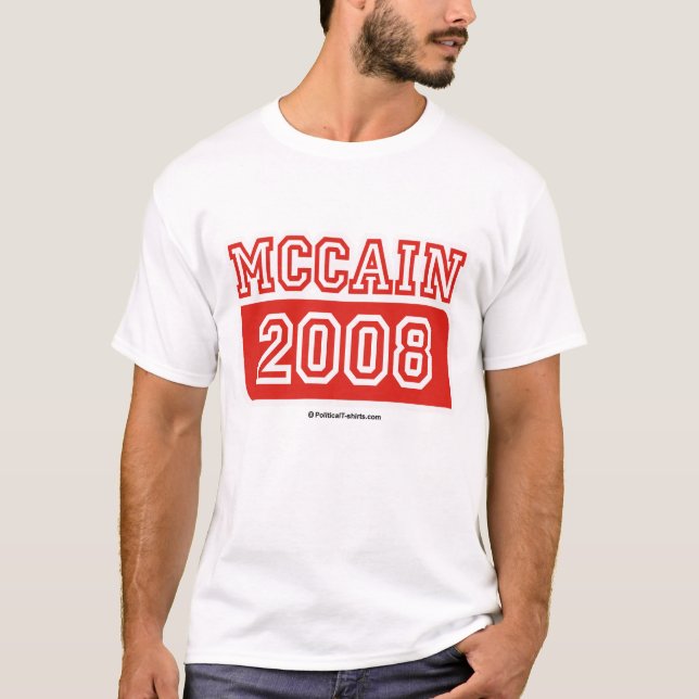 Camiseta McCain para el presidente/la camiseta/Juan de John (Anverso)