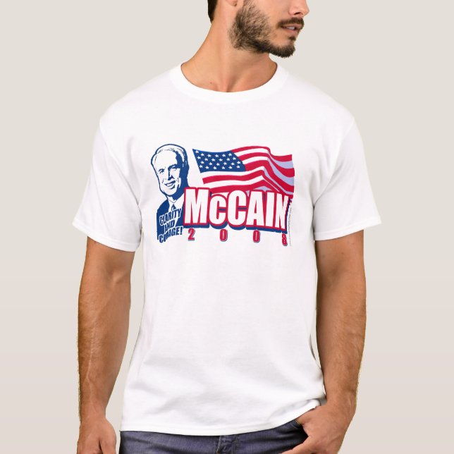 Camiseta McCain para presidente Shirt (Anverso)