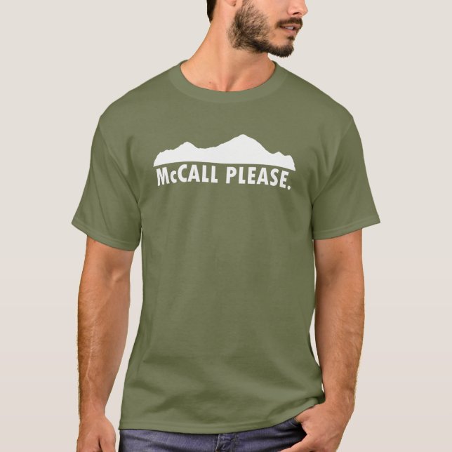 Camiseta McCall Idaho Por Favor (Anverso)