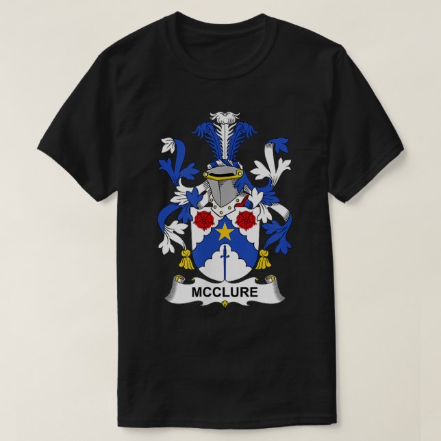 Camiseta McClure Coat of Arms Family Crest  (Diseño del anverso)